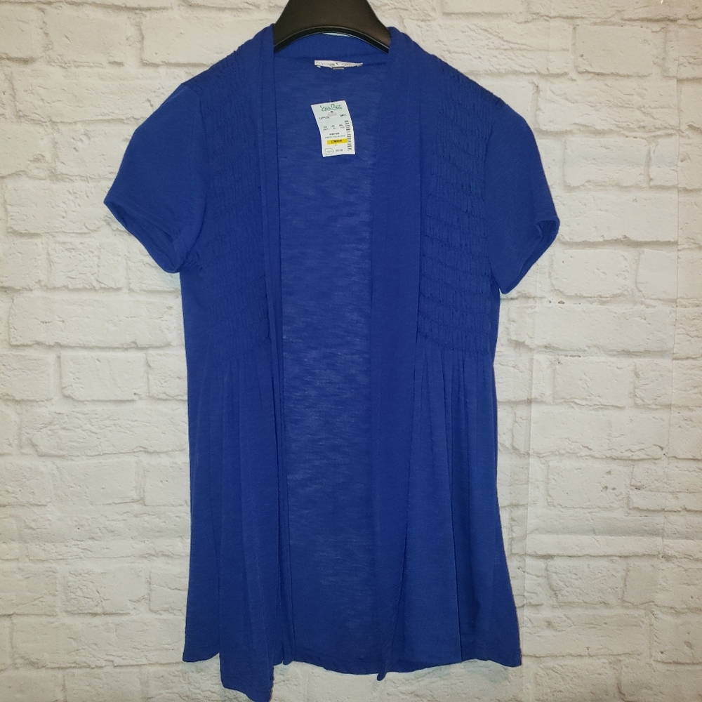 Moa Moa Open Front Cardigan Short Sleeve